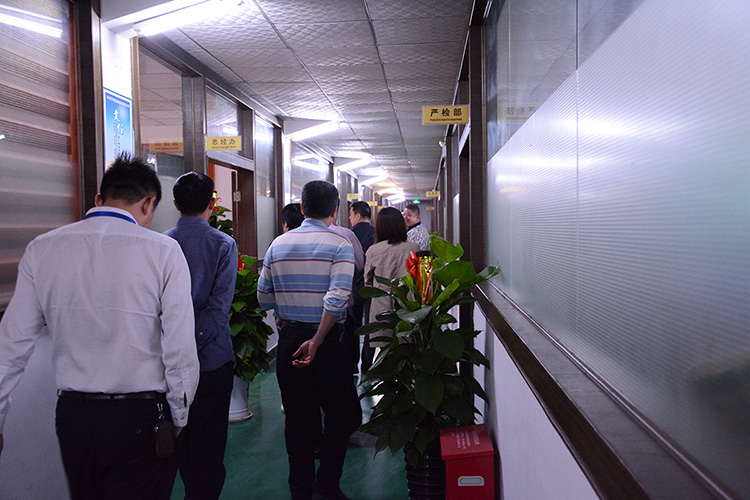 有关辅导参观j9国际站备用公司各部门